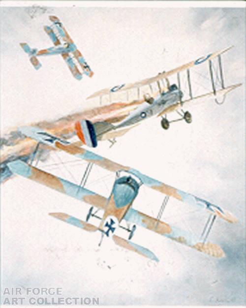 BE-12 VS FOKKER D-II